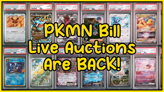 PKMN Bill Live Auctions Are Back!! 🔥