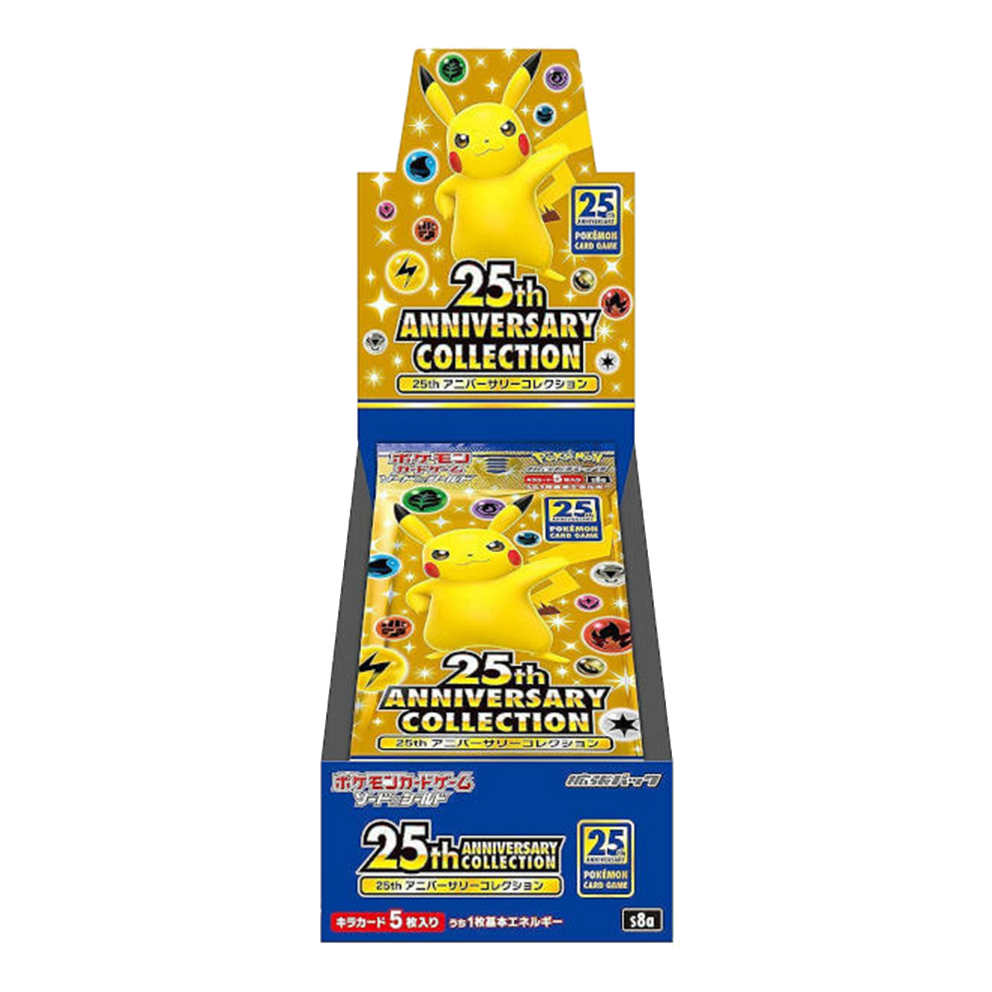 Pokemon 25th Anniversary Collection Japanese Booster Box S8A - PKMN Bill