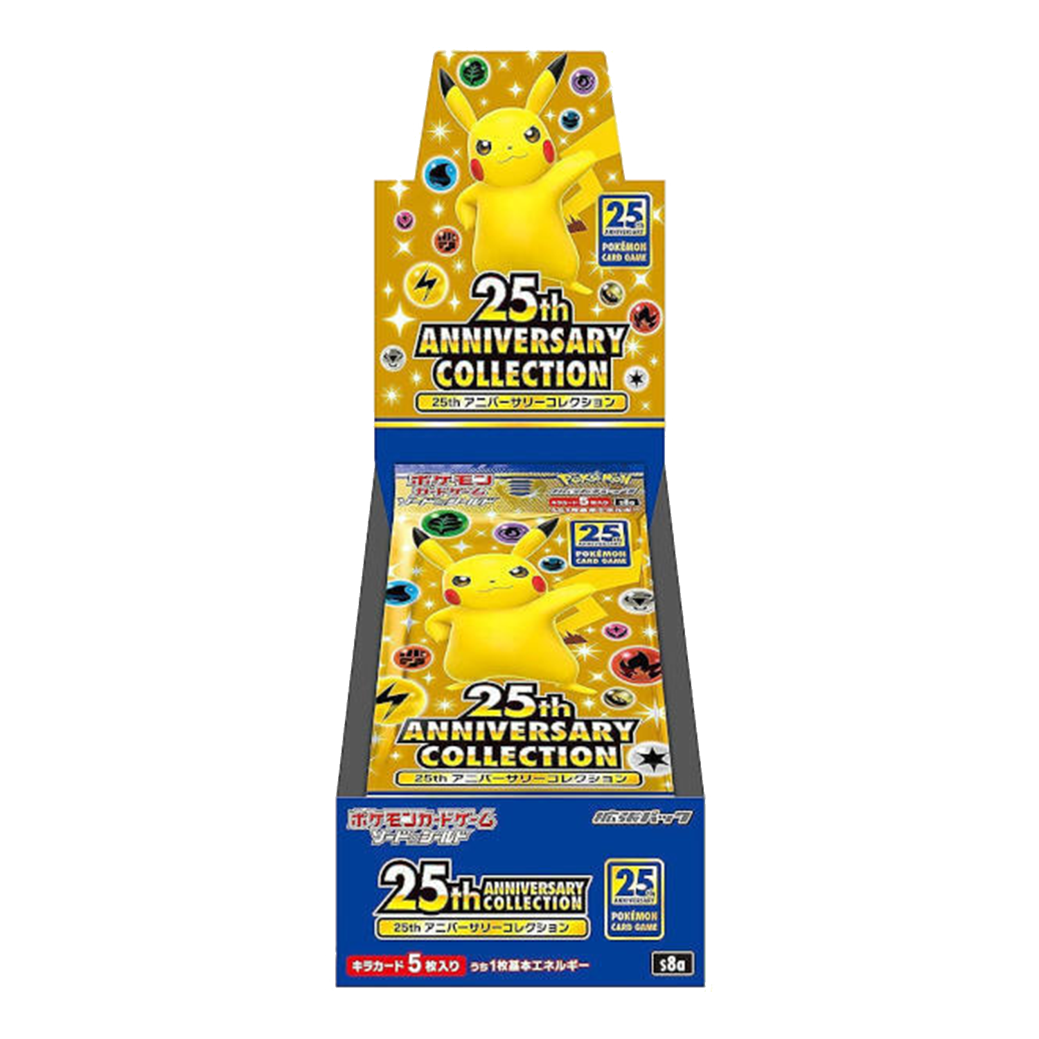 Pokemon 25th Anniversary Collection Japanese Booster Box S8A - PKMN Bill