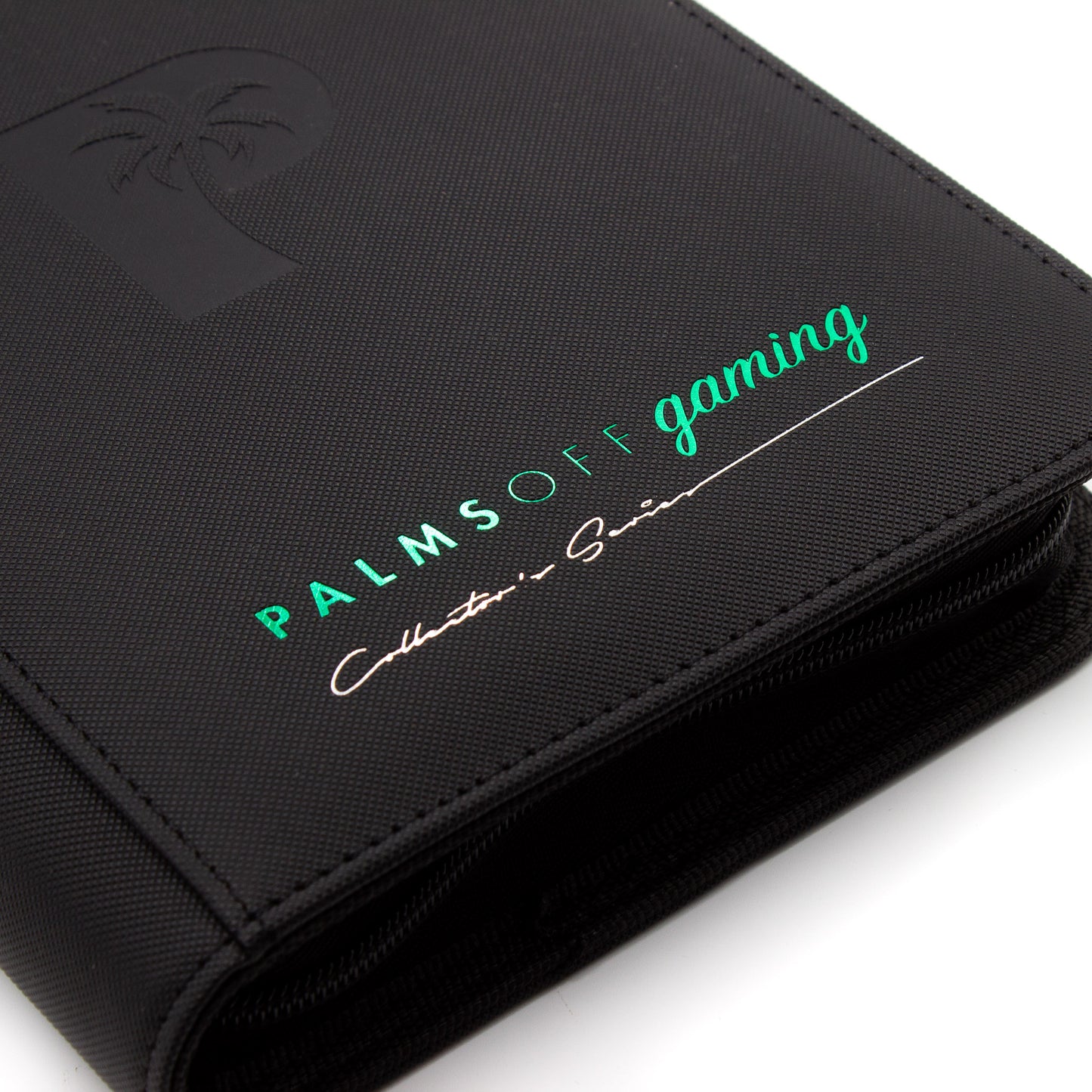 Collector's Series 4 Pocket Zip Trading Card Binder - BLACK | Palms Off Gaming