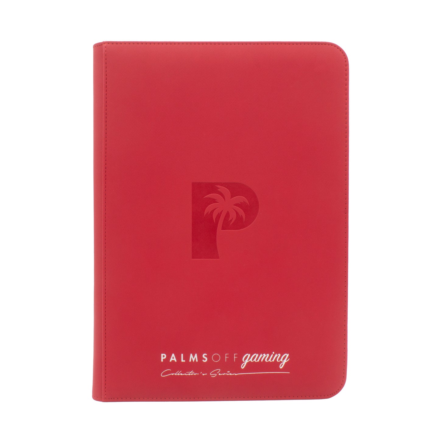 Collector's Series 9 Pocket Zip Trading Card Binder - RED | Palms Off Gaming