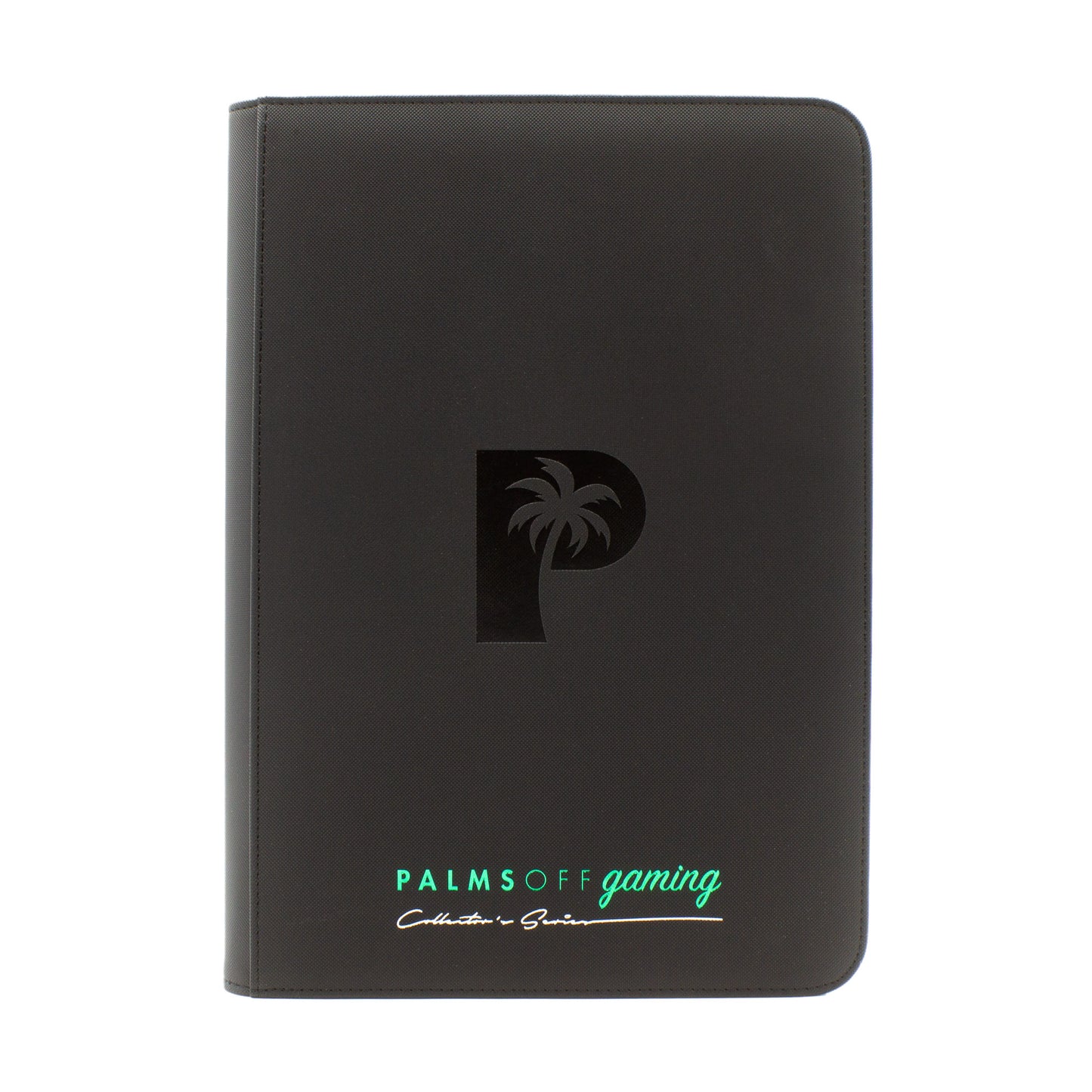 Collector's Series 9 Pocket Zip Trading Card Binder - BLACK | Palms Off Gaming