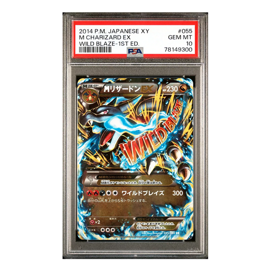 Week 10 - Mega Charizard ex PSA 10 | 055/080 | Wild Blaze 1st Edition