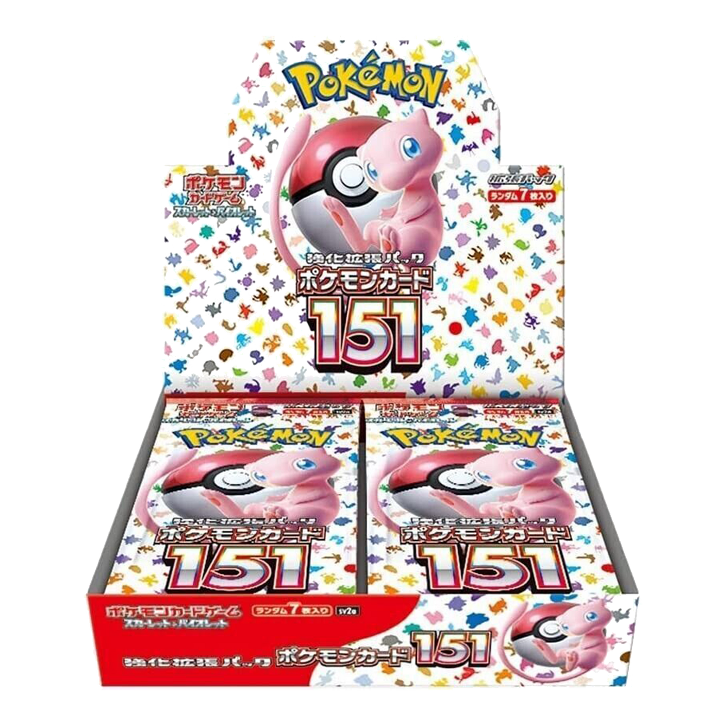 Pokemon 151 Japanese Booster Box SV2A - PKMN Bill