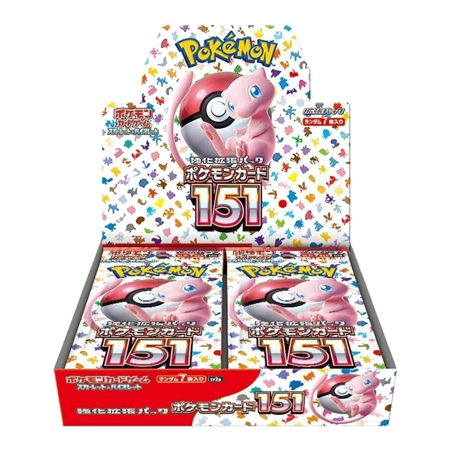 Pokemon 151 Japanese Booster Box SV2A - PKMN Bill