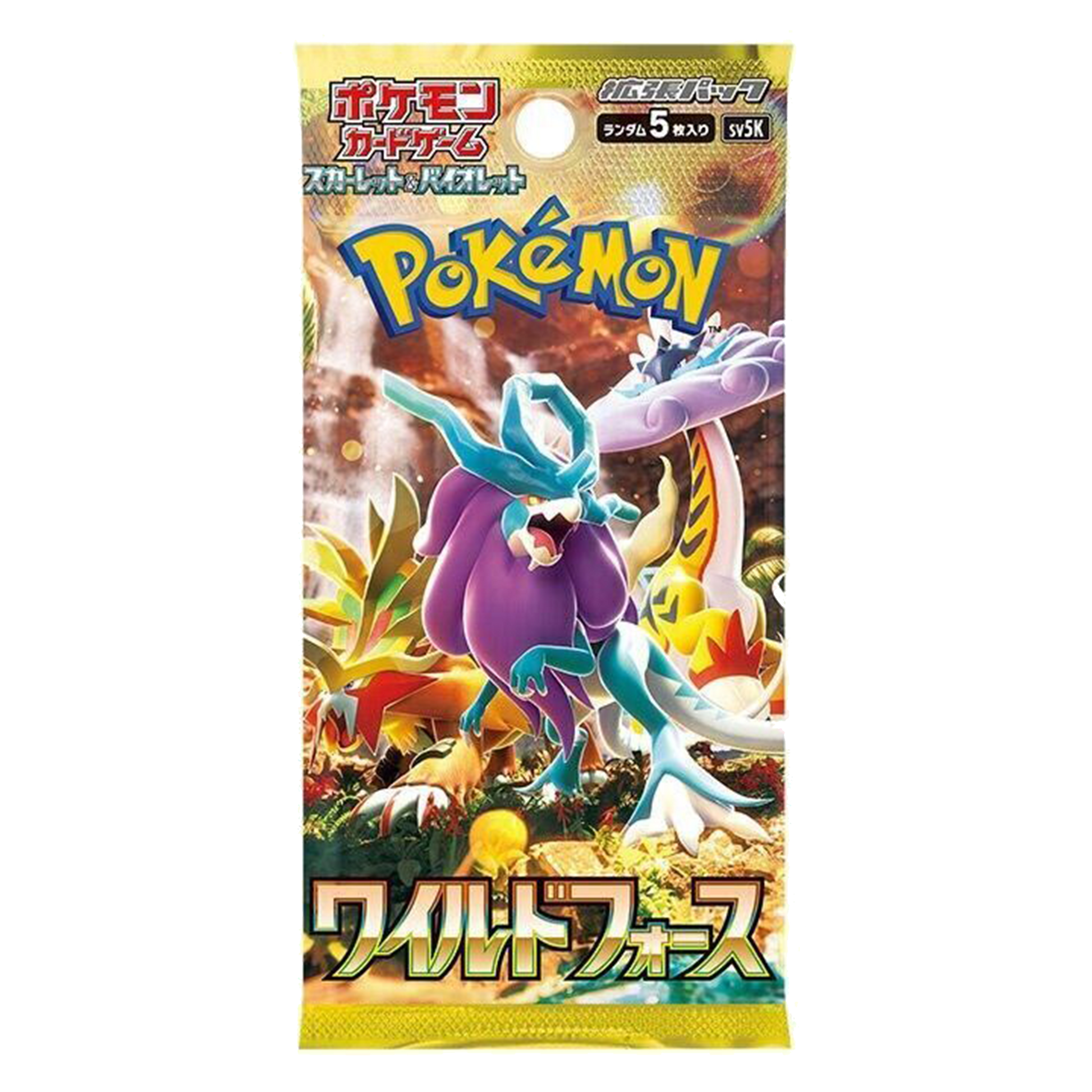 Pokemon Wild Force Japanese Booster Pack SV5K - PKMN Bill