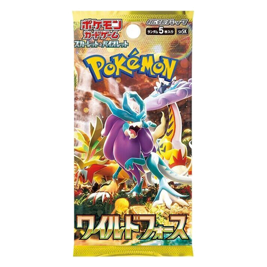 Pokemon Wild Force Japanese Booster Pack SV5K - PKMN Bill